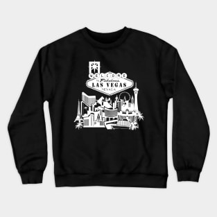 Welcome to Las  Vegas art Crewneck Sweatshirt